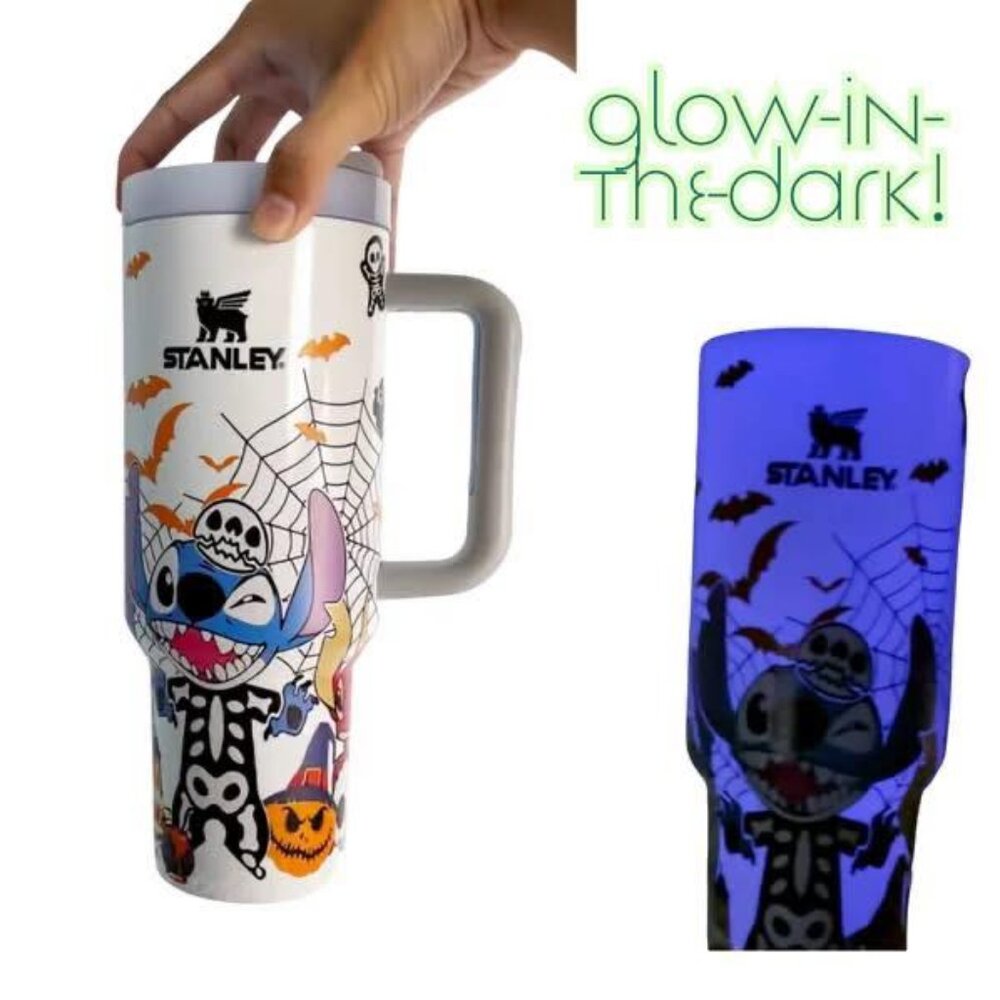 Glow in the dark! BLUE MONSTER Tumbler 40 OZ